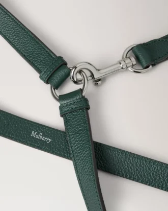 Hundeleine mit Schulterriemen, Mulberry Green, klein, klassische Narbung