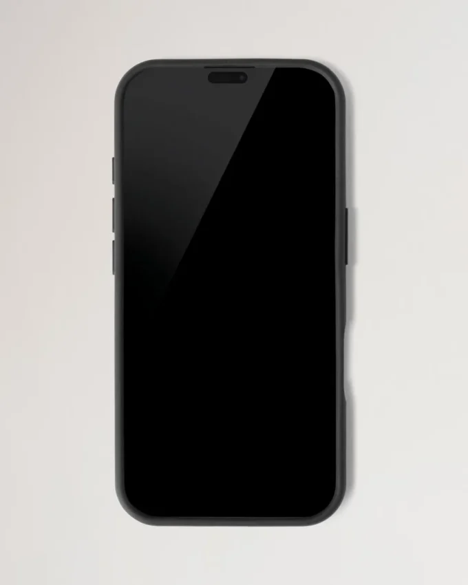 iPhone 16 Hülle Schwarz Klein Klassische Narbung Damen iPhone 16 Hülle Schwarz Klein Klassische Narbung Damen