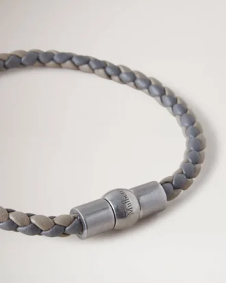 Iris-Armband Anthrazit & Dunkelgrau, Heavy Grain