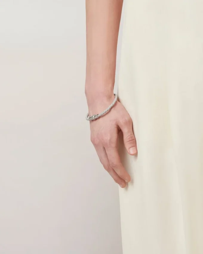 Iris-Armband Anthrazit & Dunkelgrau, Heavy Grain Iris-Armband Anthrazit & Dunkelgrau, Heavy Grain