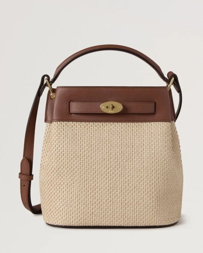 Islington Bucket Eiche & Naturraffia & Leder Islington Bucket Eiche & Naturraffia & Leder