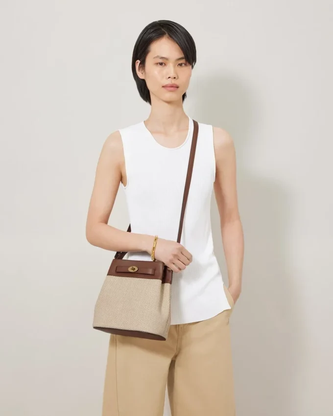 Islington Bucket Eiche & Naturraffia & Leder Islington Bucket Eiche & Naturraffia & Leder