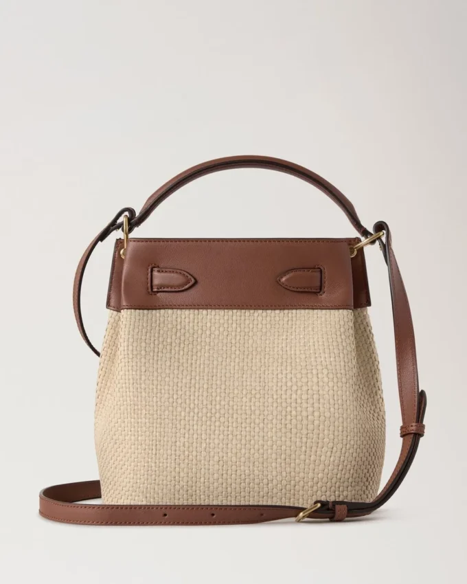 Islington Bucket Eiche & Naturraffia & Leder Islington Bucket Eiche & Naturraffia & Leder