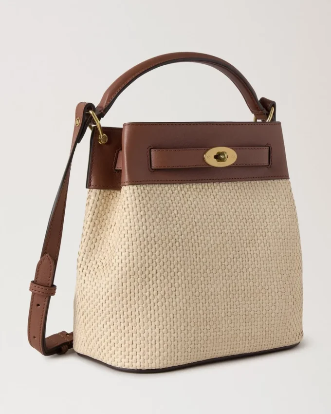 Islington Bucket Eiche & Naturraffia & Leder Islington Bucket Eiche & Naturraffia & Leder