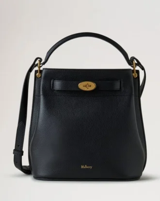 Islington Bucket Schwarz Small Classic Grain Damen