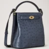 Islington Bucket Stormy Blue Ostrich Taschen Islington Bucket Stormy Blue Ostrich Taschen