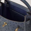 Islington Bucket Stormy Blue Ostrich Taschen Islington Bucket Stormy Blue Ostrich Taschen