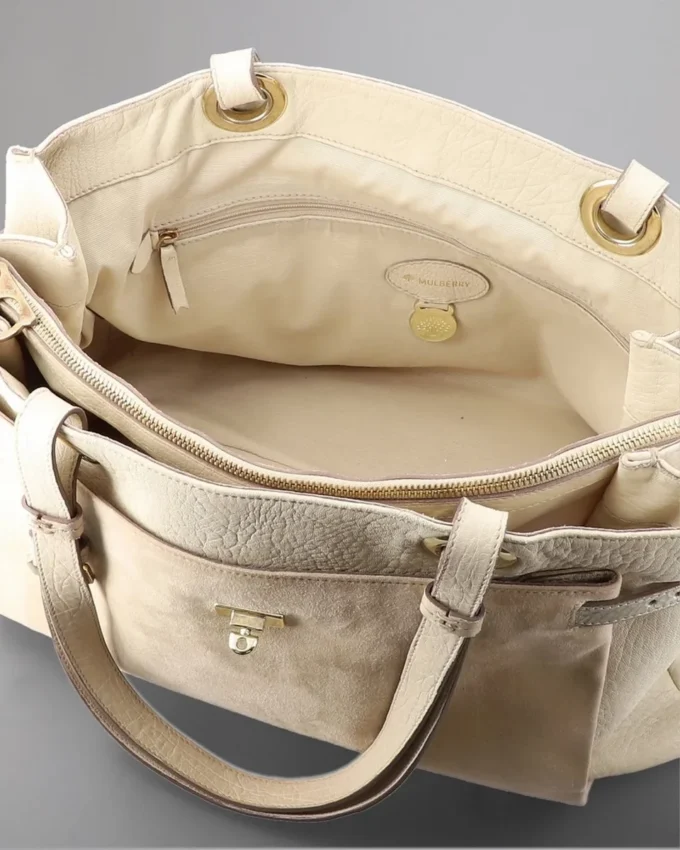 Jenah Tote Secondhand Beige Mix Material Secondhand-Taschen