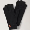 Kaschmirhandschuhe Schwarze Kaschmirhandschuhe für Herren