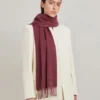 Kaschmirschal Black Cherry Kaschmir Damen Kaschmirschal Black Cherry Kaschmir Damen
