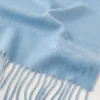 Kaschmirschal Popeline Blau Kaschmirwolle Damen Kaschmirschal Popeline Blau Kaschmirwolle Damen