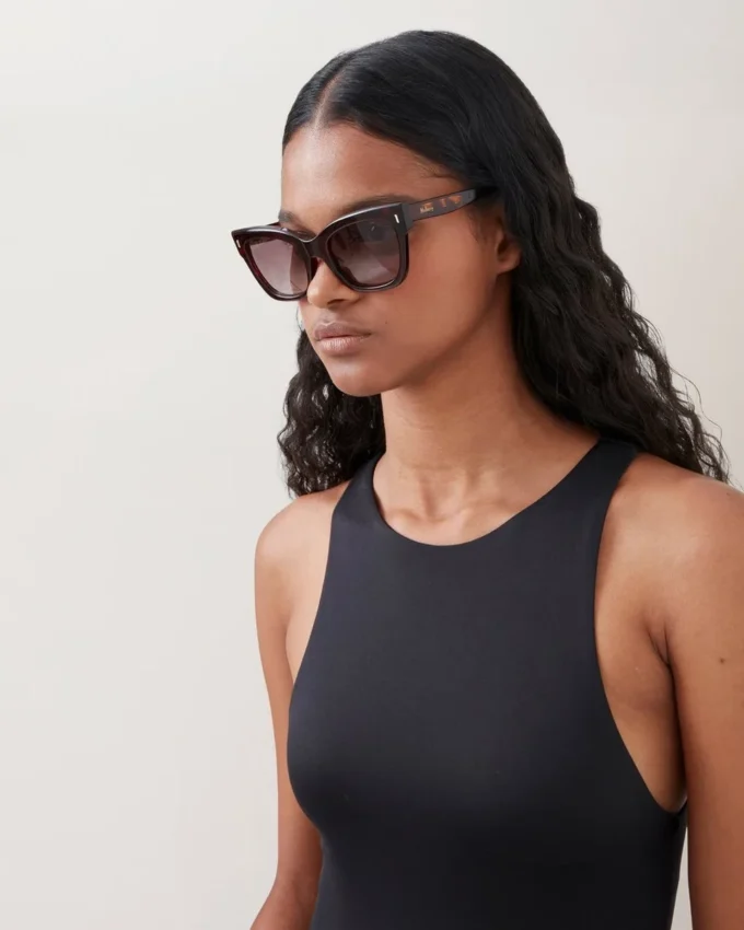 Kate Sonnenbrille Dark Havana Bio-Acetat Damen