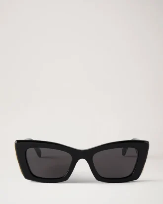 Katie Sonnenbrille Schwarze Bio-Acetat-Sonnenbrille