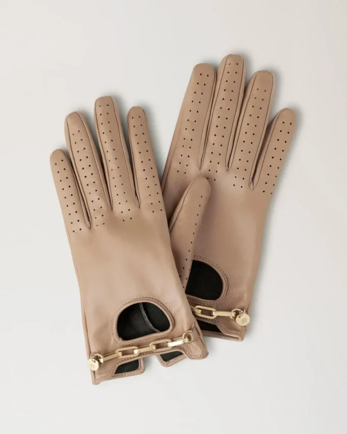 Ketten-Autohandschuhe aus Maple-Nappa für Damen Ketten-Autohandschuhe aus Maple-Nappa für Damen