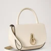 Kleine Amberley-Handtasche mit Tragegriff, in der Farbe „Eggshell Buttery Nappa“ Kleine Amberley-Handtasche mit Tragegriff, in der Farbe „Eggshell Buttery Nappa“