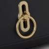Kleine Amberley-Handtasche mit Tragegriff, schwarzes, geschmeidiges Glattleder Kleine Amberley-Handtasche mit Tragegriff, schwarzes, geschmeidiges Glattleder