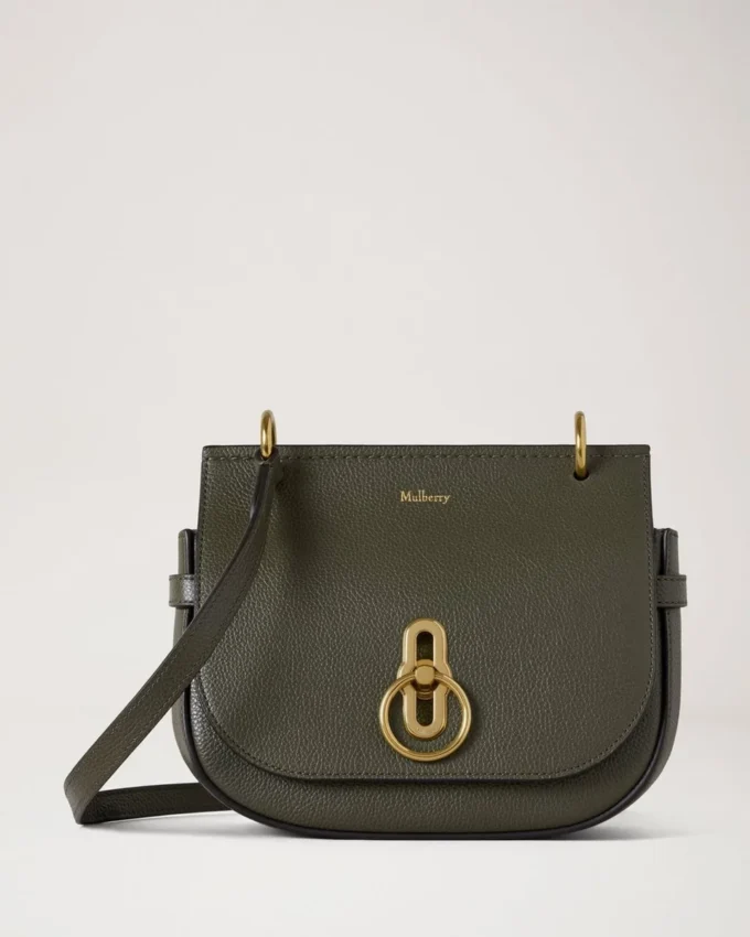 Kleine Amberley-Tasche in Wacholdergrün, kleine klassische Narbung Kleine Amberley-Tasche in Wacholdergrün, kleine klassische Narbung