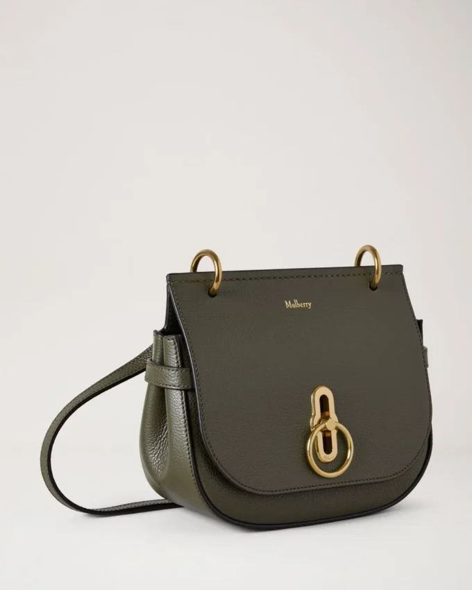 Kleine Amberley-Tasche in Wacholdergrün, kleine klassische Narbung Kleine Amberley-Tasche in Wacholdergrün, kleine klassische Narbung