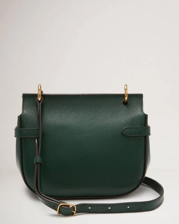 Kleine Amberley-Umhängetasche in Mulberry Green, kleine klassische Narbung Kleine Amberley-Umhängetasche in Mulberry Green, kleine klassische Narbung