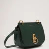 Kleine Amberley-Umhängetasche in Mulberry Green, kleine klassische Narbung Kleine Amberley-Umhängetasche in Mulberry Green, kleine klassische Narbung