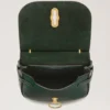 Kleine Amberley-Umhängetasche in Mulberry Green, kleine klassische Narbung Kleine Amberley-Umhängetasche in Mulberry Green, kleine klassische Narbung