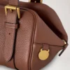 Kleine Boston-Tasche aus hellem Eichenholz mit Heavy Grain-Narbung – Geschenke Kleine Boston-Tasche aus hellem Eichenholz mit Heavy Grain-Narbung – Geschenke