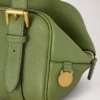 Kleine Boston-Tasche mit Fern-Muster und Heavy Grain-Finish als Geschenk