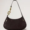 Kleine Hackney-Umhängetasche Ebony Shiny Buffalo Taschen mit Tragegriff Kleine Hackney-Umhängetasche Ebony Shiny Buffalo Taschen mit Tragegriff