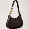 Kleine Hackney-Umhängetasche Ebony Shiny Buffalo Taschen mit Tragegriff Kleine Hackney-Umhängetasche Ebony Shiny Buffalo Taschen mit Tragegriff