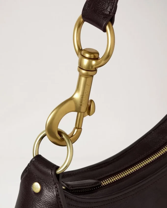 Kleine Hackney-Umhängetasche Ebony Shiny Buffalo Taschen mit Tragegriff Kleine Hackney-Umhängetasche Ebony Shiny Buffalo Taschen mit Tragegriff
