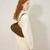 Kleine Hackney-Umhängetasche Vintage Oak Wildleder-Taschen Kleine Hackney-Umhängetasche Vintage Oak Wildleder-Taschen