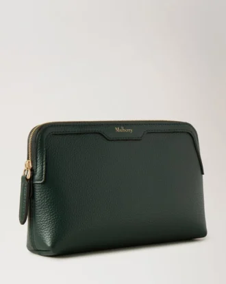 Kleine Kosmetiktasche Mulberry Green Small Classic Grain