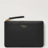 Kleine Münztasche mit Reißverschluss, schwarz, Small Classic Grain, Damen Kleine Münztasche mit Reißverschluss, schwarz, Small Classic Grain, Damen