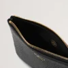 Kleine Münztasche mit Reißverschluss, schwarz, Small Classic Grain, Damen Kleine Münztasche mit Reißverschluss, schwarz, Small Classic Grain, Damen