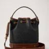 Kleine Scotchgrain-Beuteltasche Schwarz & Cognac Bio-basiertes Scotchgrain Kleine Scotchgrain-Beuteltasche Schwarz & Cognac Bio-basiertes Scotchgrain