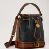 Kleine Scotchgrain-Beuteltasche Schwarz & Cognac Bio-basiertes Scotchgrain Kleine Scotchgrain-Beuteltasche Schwarz & Cognac Bio-basiertes Scotchgrain