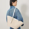 Korb-Tasche Weiß Raffia Damen Korb-Tasche Weiß Raffia Damen
