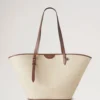 Korb-Tragetasche Eiche Raffia Damen Korb-Tragetasche Eiche Raffia Damen