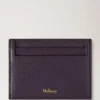 Kreditkartenetui Deep Aubergine Small Classic Grain Kreditkartenetui Deep Aubergine Small Classic Grain
