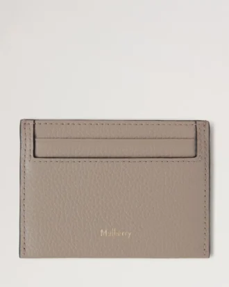 Kreditkartenetui Kaschmir Taupe Small Classic Grain