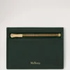 Kreditkartenetui mit Reißverschluss, Mulberry Green, klein, klassisches Narbungsmuster Kreditkartenetui mit Reißverschluss, Mulberry Green, klein, klassisches Narbungsmuster