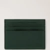 Kreditkartenetui mit Reißverschluss, Mulberry Green, klein, klassisches Narbungsmuster Kreditkartenetui mit Reißverschluss, Mulberry Green, klein, klassisches Narbungsmuster