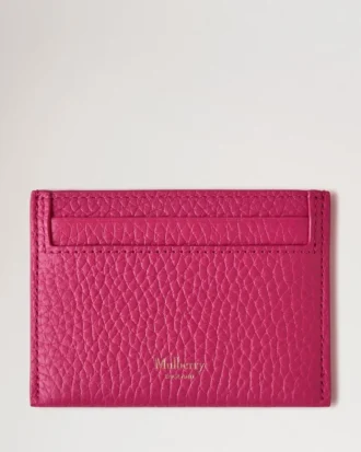 Kreditkartenetui Mulberry Pink Heavy Grain Damen