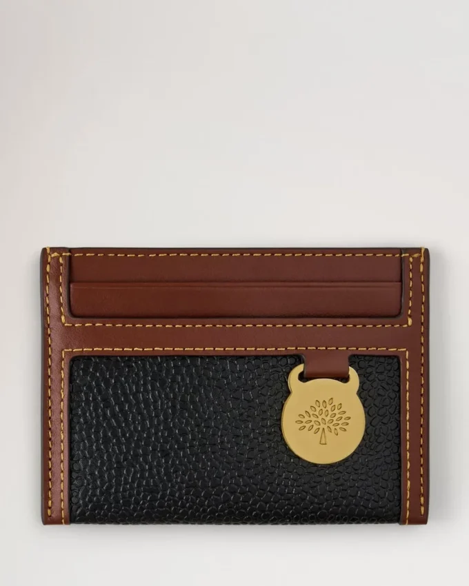 Kreditkartenetui Schwarz & Cognac Bio-basiertes Scotchgrain Kreditkartenetui Schwarz & Cognac Bio-basiertes Scotchgrain
