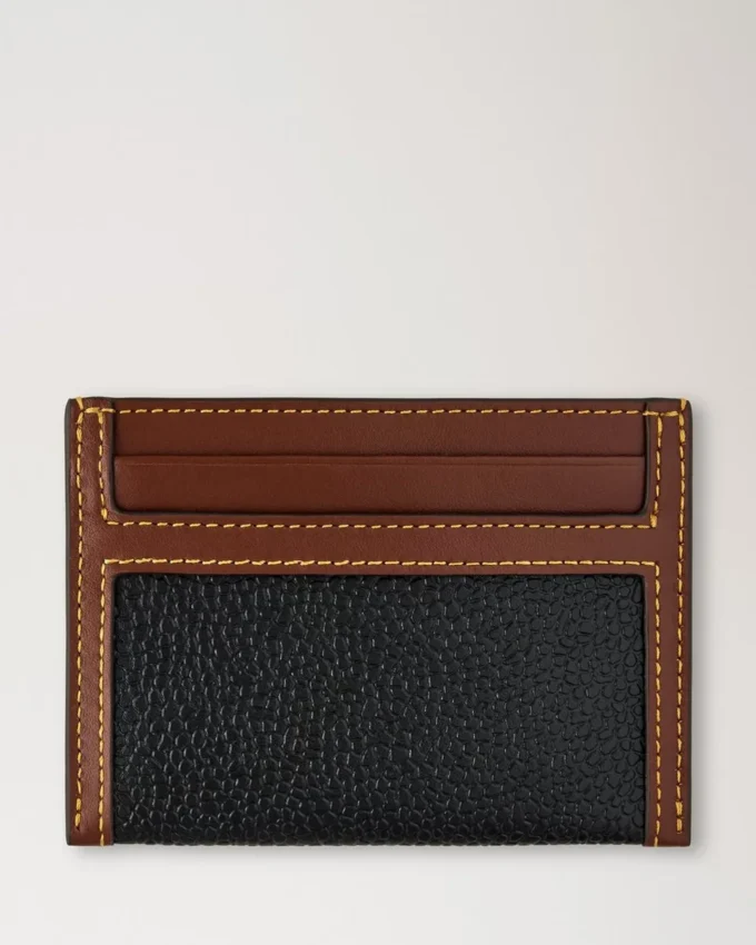 Kreditkartenetui Schwarz & Cognac Bio-basiertes Scotchgrain Kreditkartenetui Schwarz & Cognac Bio-basiertes Scotchgrain