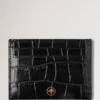 Kreditkartenetui Schwarz Glänzend Small Croc Geschenke Kreditkartenetui Schwarz Glänzend Small Croc Geschenke