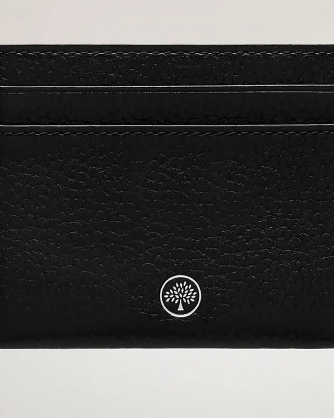 Kreditkartenetui Schwarz & Silber Small Classic Grain Kreditkartenetui Schwarz & Silber Small Classic Grain