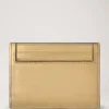 Kreditkartenetui Somerset Gold Grainy Metallic Damen Kreditkartenetui Somerset Gold Grainy Metallic Damen