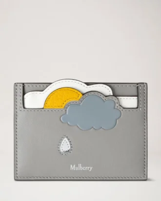 Kreditkartenetui – Sonne & Wolken, mehrfarbig, Materialmix