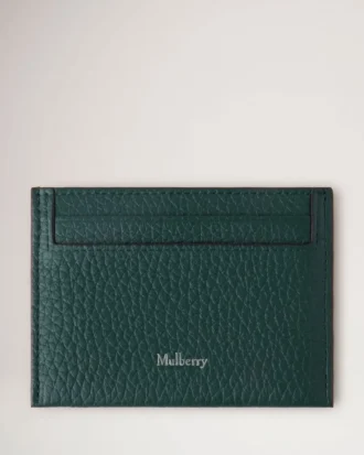 Kreditkartenhülle Mulberry Green Heavy Grain Damen